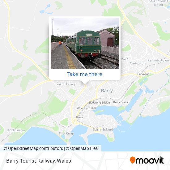 How to get to Barry Tourist Railway in The Vale Of Glamorgan by