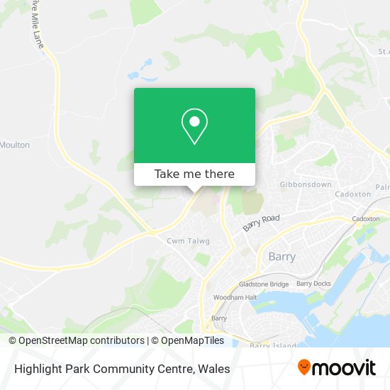 Highlight Park Community Centre map