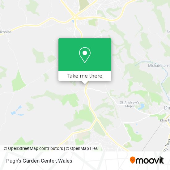 Pugh's Garden Center map