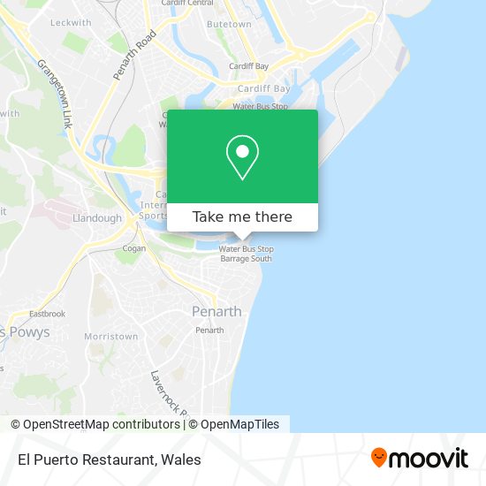 El Puerto Restaurant map