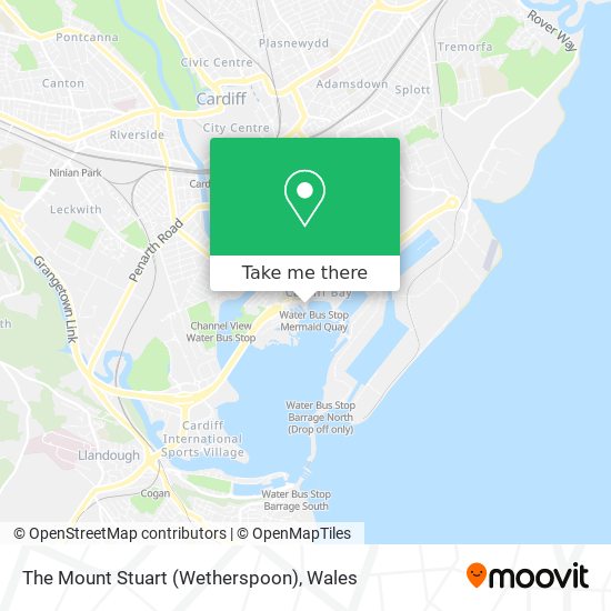 The Mount Stuart (Wetherspoon) map