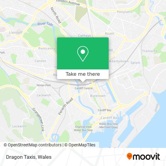 Dragon Taxis map