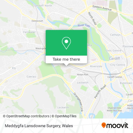 Meddygfa Lansdowne Surgery map