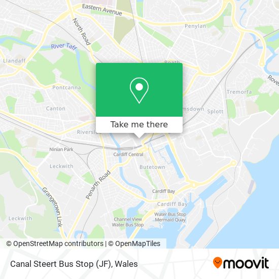Canal Steert Bus Stop (JF) map
