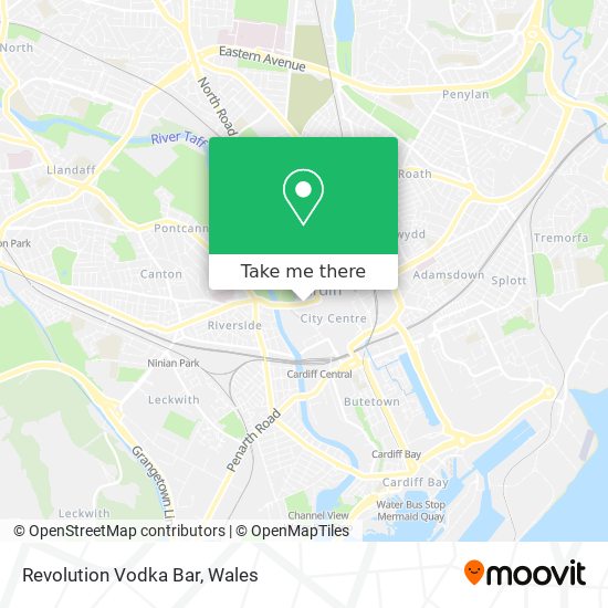 Revolution Vodka Bar map