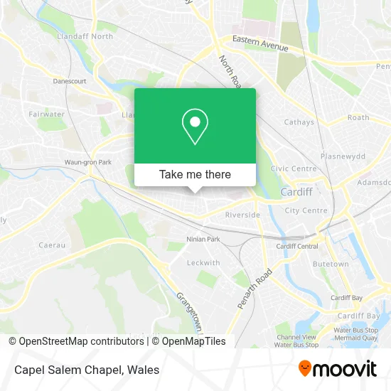 Capel Salem Chapel map