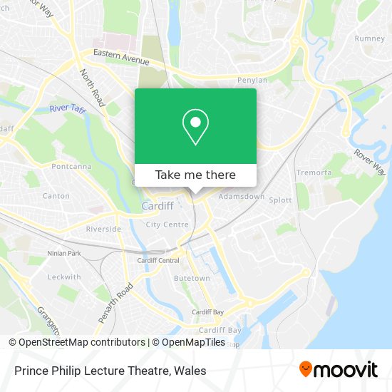 Prince Philip Lecture Theatre map