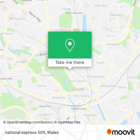 national express 509 map