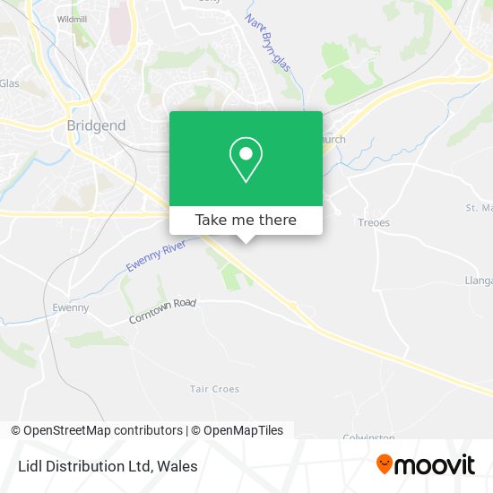 Lidl Distribution Ltd map