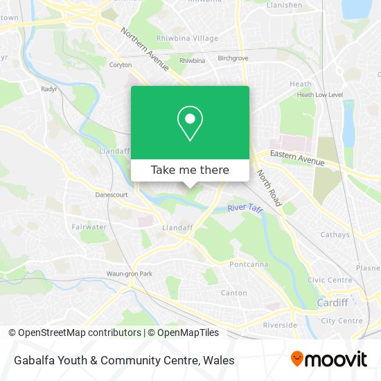 Gabalfa Youth & Community Centre map