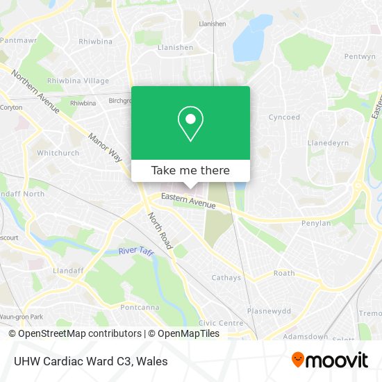 UHW Cardiac Ward C3 map