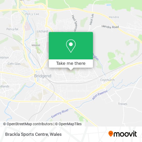 Brackla Sports Centre map