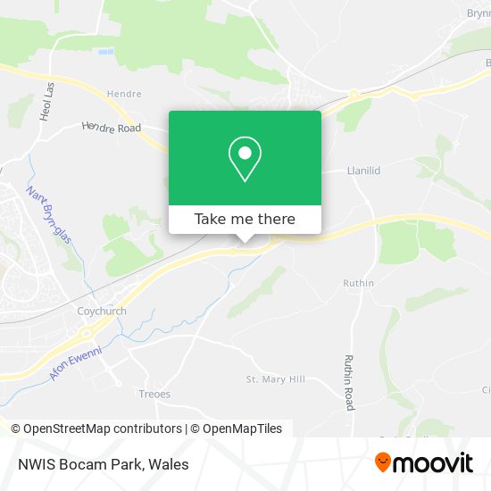 NWIS Bocam Park map