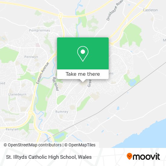 St. Illtyds Catholic High School map