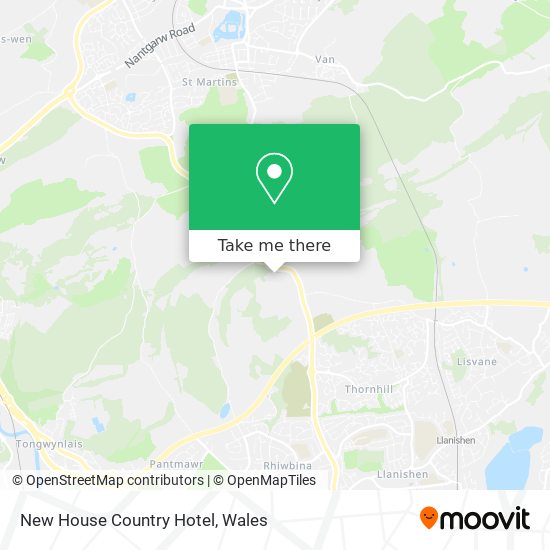 New House Country Hotel map
