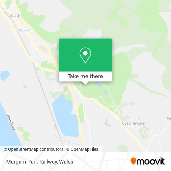 Margam Park Railway map