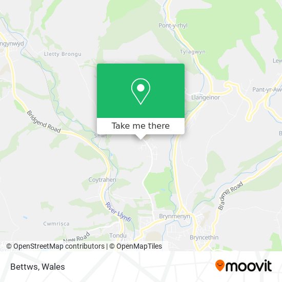 Bettws map