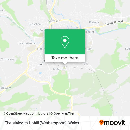 The Malcolm Uphill (Wetherspoon) map