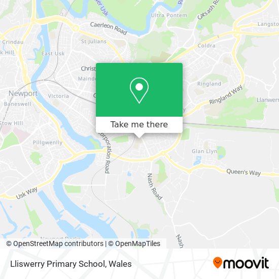 Lliswerry Primary School map