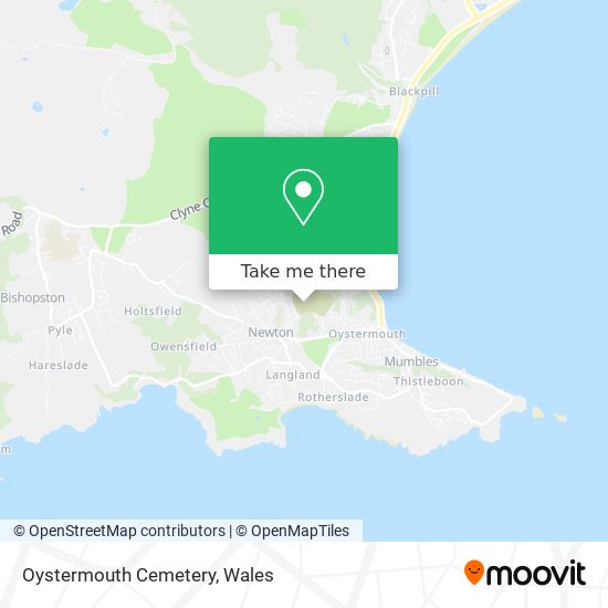 Oystermouth Cemetery map