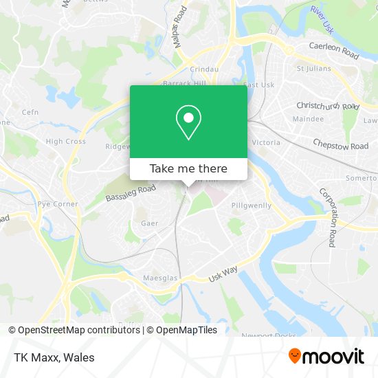 TK Maxx map