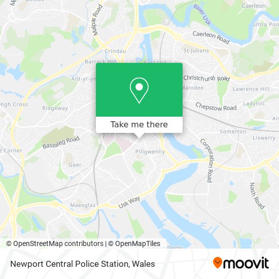 Newport Central Police Station map