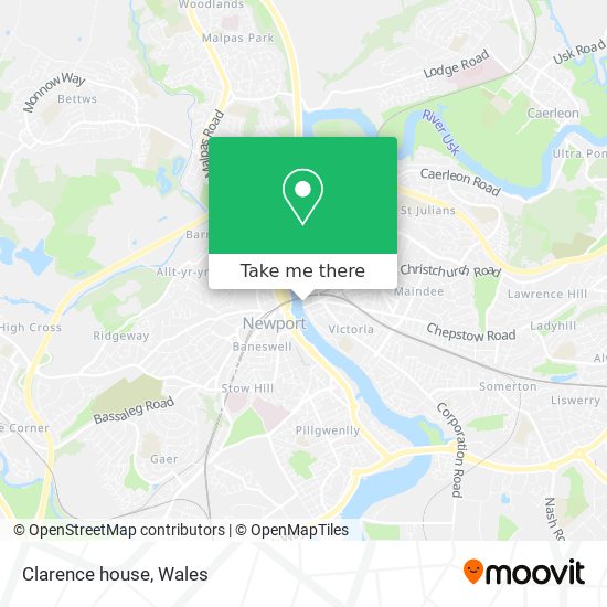 Clarence house map