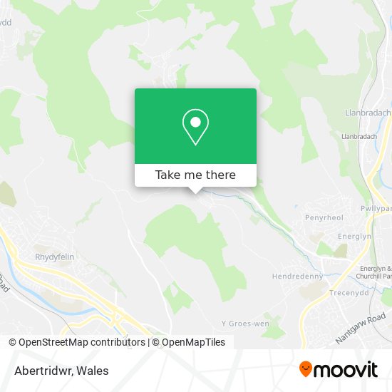 Abertridwr map