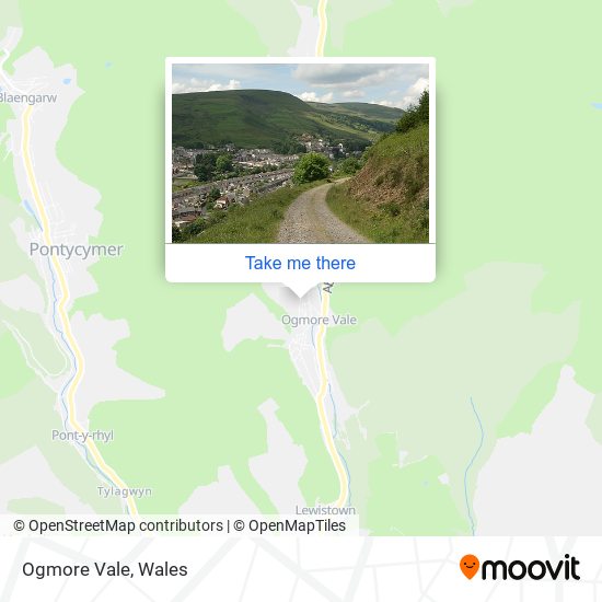 Ogmore Vale map