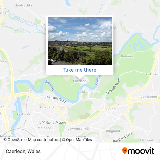 Caerleon map