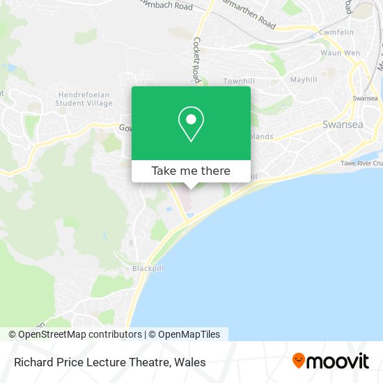 Richard Price Lecture Theatre map