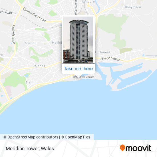 Meridian Tower map