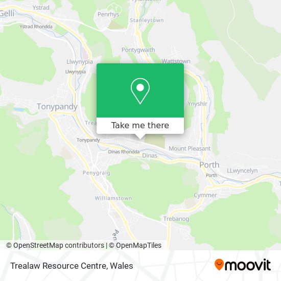 Trealaw Resource Centre map