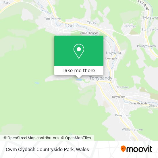 Cwm Clydach Countryside Park map