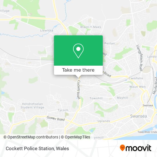 Cockett Police Station map