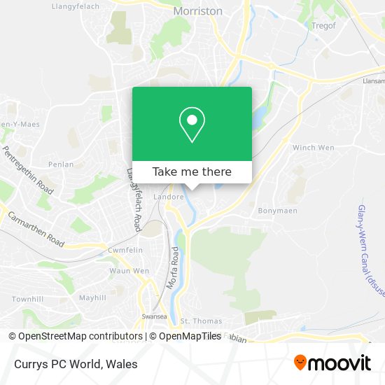 Currys PC World map