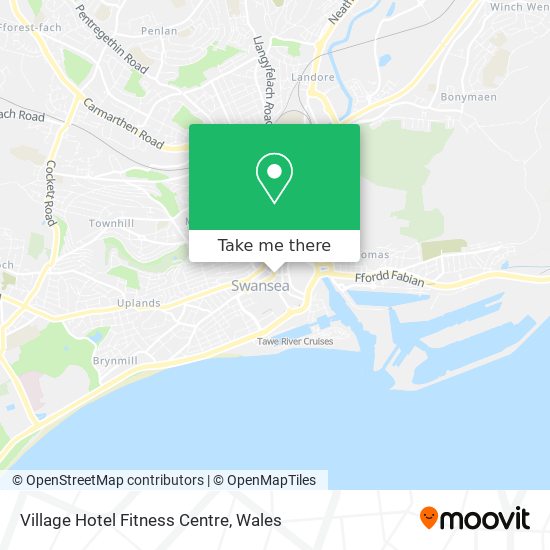 Village Hotel Fitness Centre map