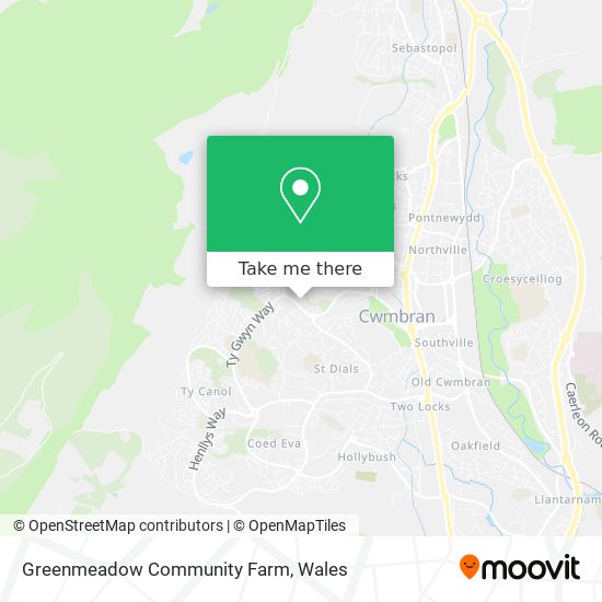 Directions Between Two Places How To Get To Greenmeadow Community Farm In Torfaen By Train?