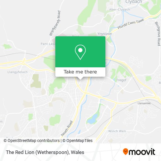 The Red Lion (Wetherspoon) map