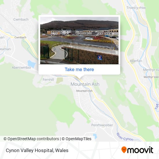 Cynon Valley Hospital map