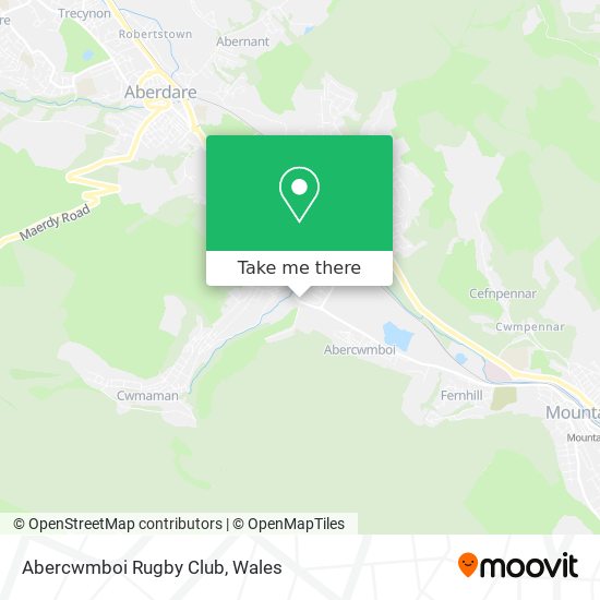 Abercwmboi Rugby Club map