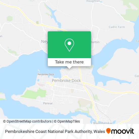 Pembrokeshire Coast National Park Authority map