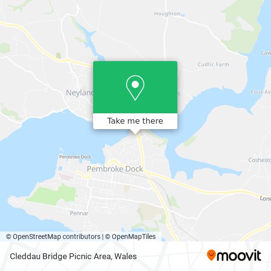 Cleddau Bridge Picnic Area map