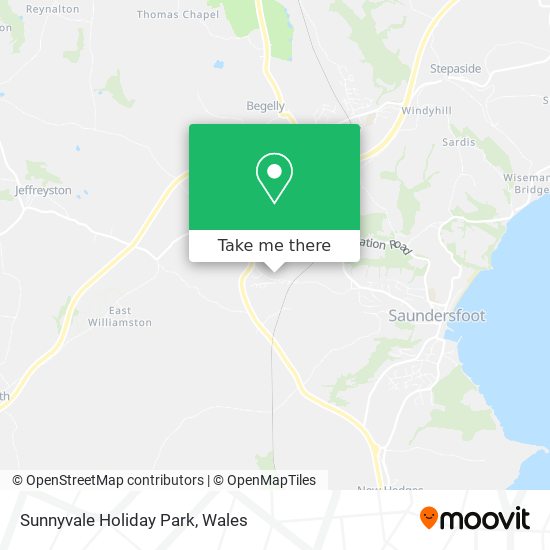 Sunnyvale Holiday Park map