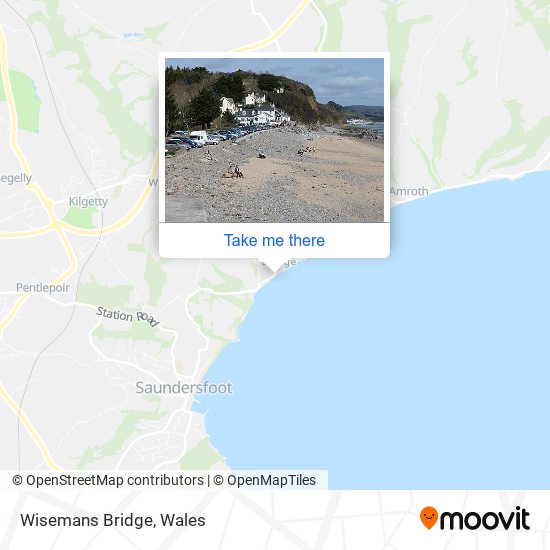 Wisemans Bridge map