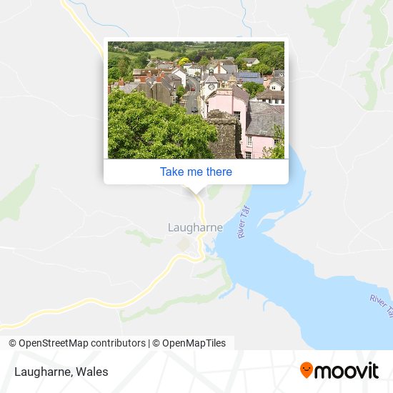 Laugharne map