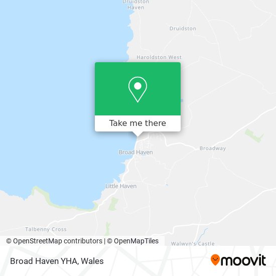 Broad Haven YHA map