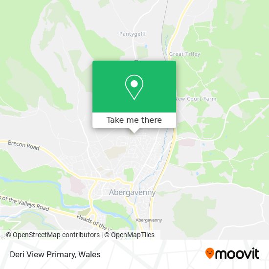 Deri View Primary map