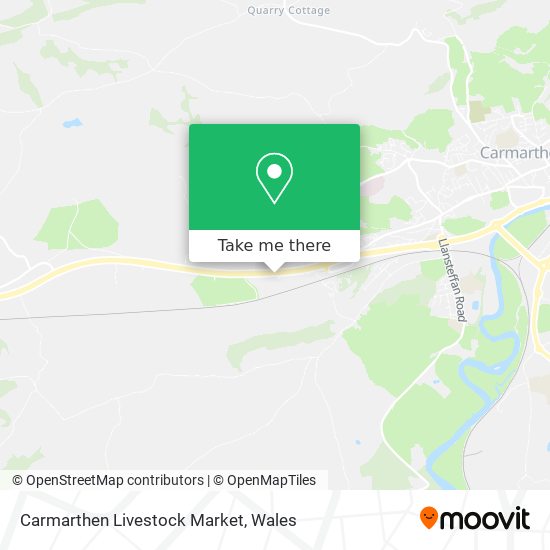 Carmarthen Livestock Market map