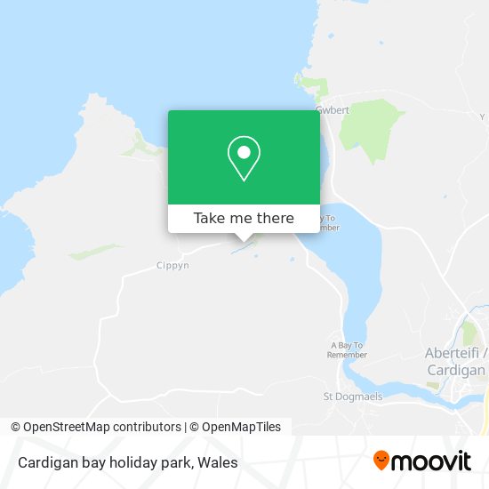 Cardigan bay holiday park map